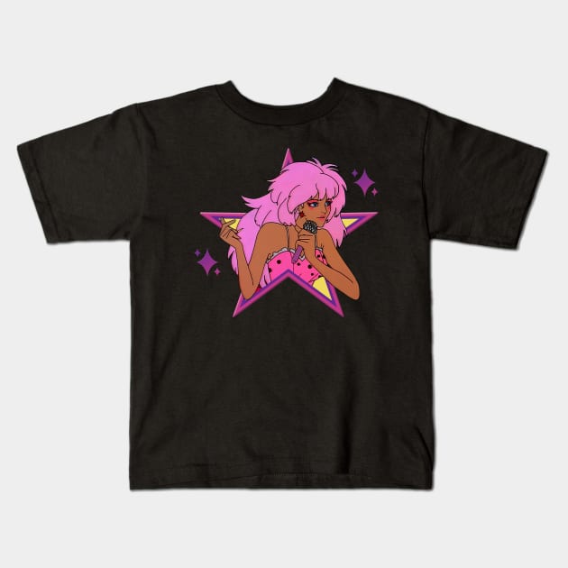 retro style - jem and the hologram Kids T-Shirt by Mama@rmi